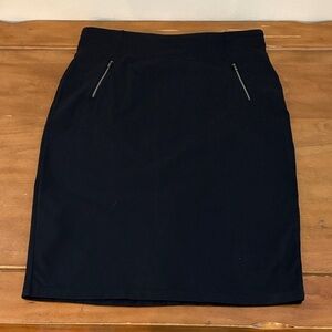 Athleta Black Pencil Skirt Size Large